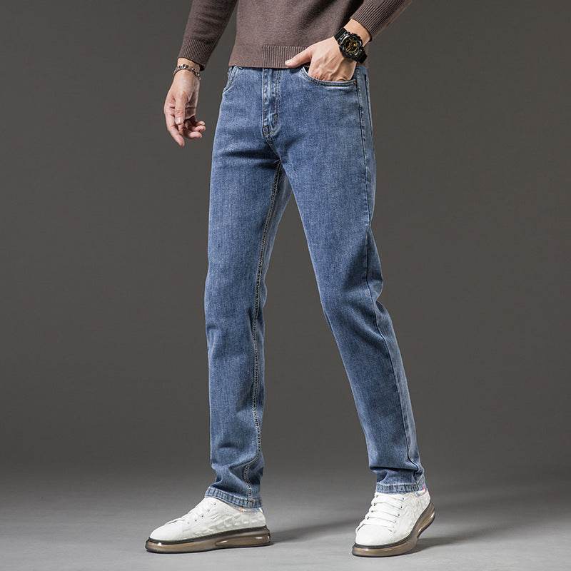 Pantalon décontracté extensible ample et slim pour homme - Droxev