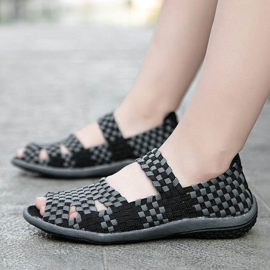 Chaussures décontractées tissées à la main pour femmes - Droxev