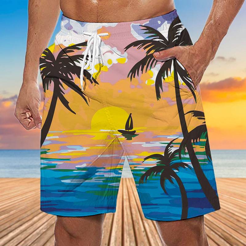 Shorts Shorts de bain Maillots de bain Pantalons de plage d'été - Droxev