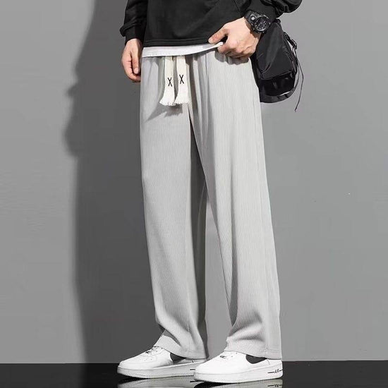 Pantalon d'été décontracté pour homme, coupe droite et ample - Droxev