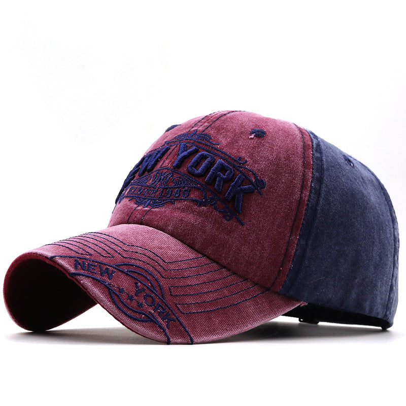 Casquette Baseball  – Broderie Grande Lettre & Look Délavé
