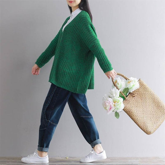 Pantalons en jean amples pour femmes - Droxev