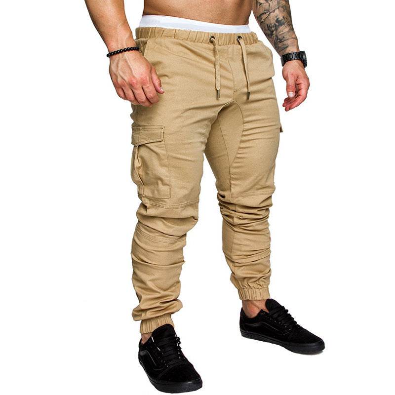 Pantalon décontracté en tissu tissé pour homme, pantalon corset - Droxev