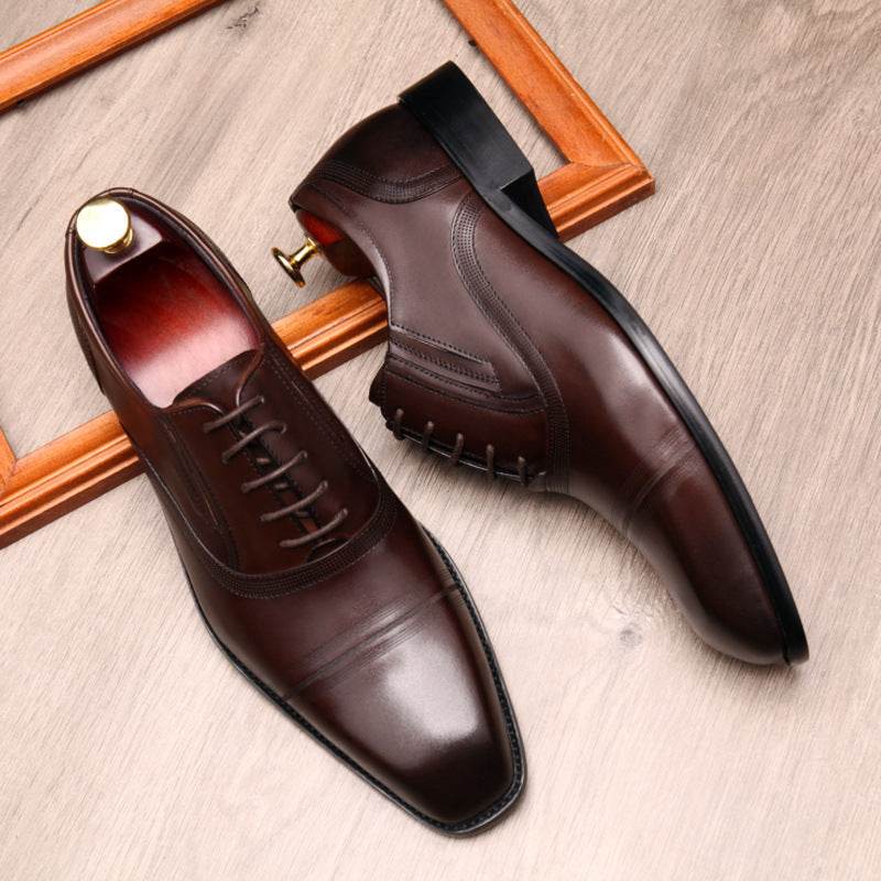 Chaussures habillées en cuir pour hommes - Droxev