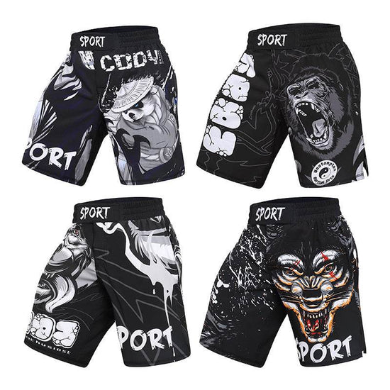 Short de sport d'automne pour homme, Jiu Ju Sanda - Droxev