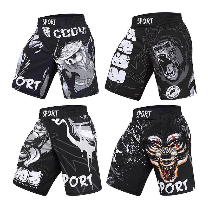 Short de sport d'automne pour homme, Jiu Ju Sanda - Droxev