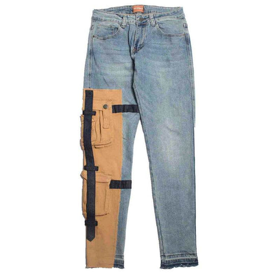INS super feu démontage outillage poche lavage vieux chat VALKRISTOPHER petits pieds stretch jeans - Droxev
