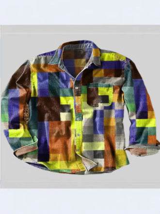 Chemise décontractée d'été imprimée en 3D pour homme - Droxev