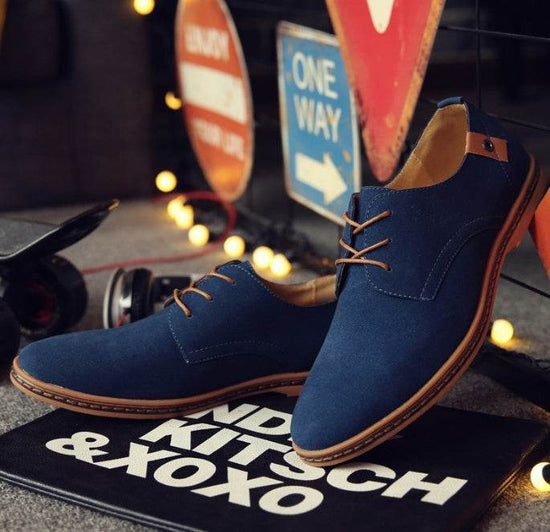 Chaussures pour hommes en cuir nubuck - Droxev