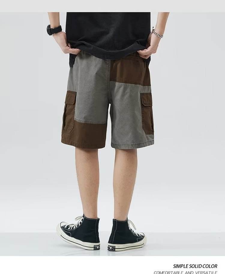 Short décontracté ample et droit pour homme - Droxev
