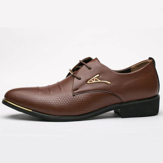 Chaussures Homme Élégantes – Design Géométrique avec Bout Pointu - Droxev