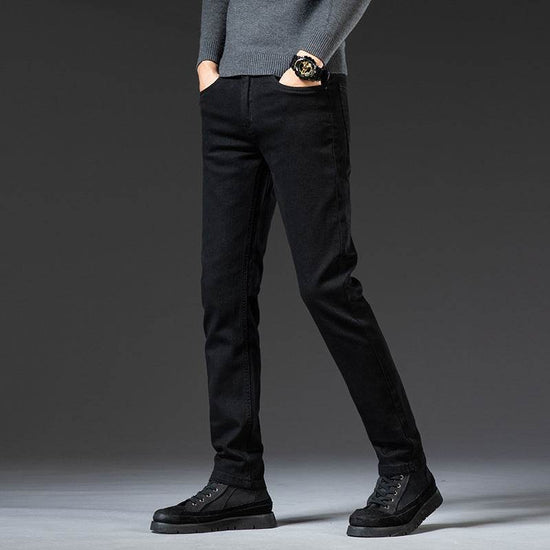 Pantalon décontracté extensible ample et slim pour homme - Droxev