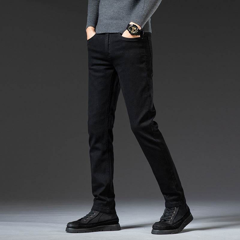 Pantalon décontracté extensible ample et slim pour homme - Droxev