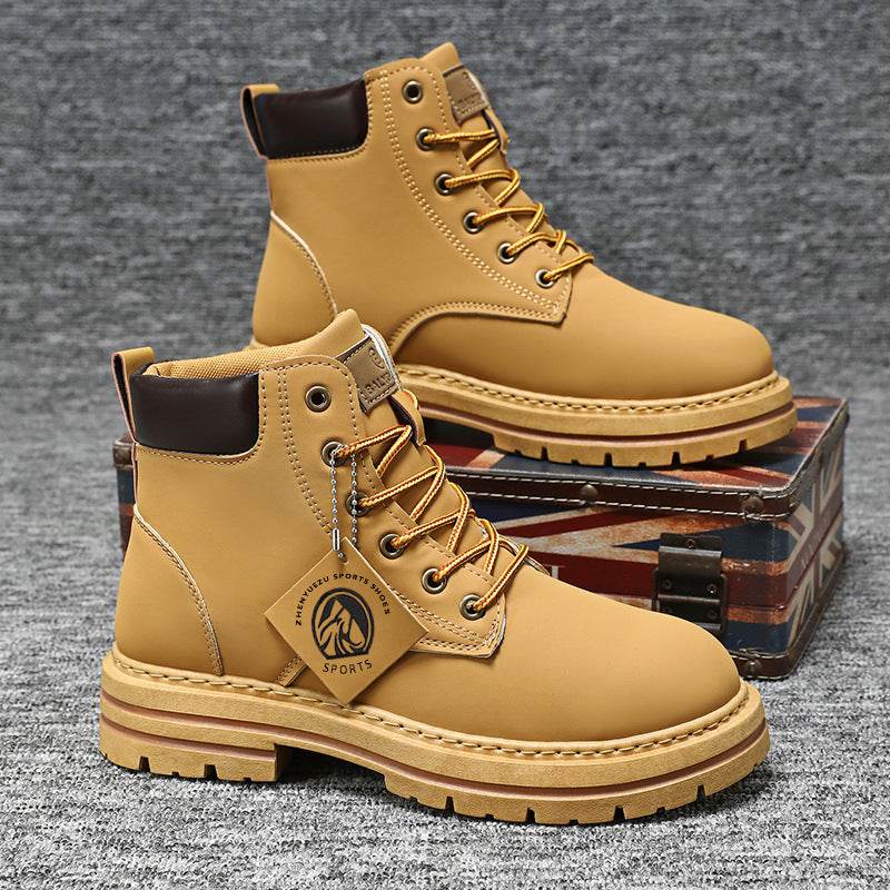 Bottes Martin montantes rétro pour homme - Droxev