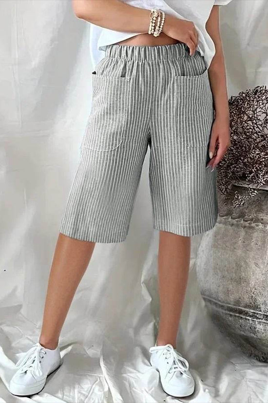 Pantalon de plage décontracté à cordon de serrage et poches en seersucker pour homme Cross-Border - Droxev