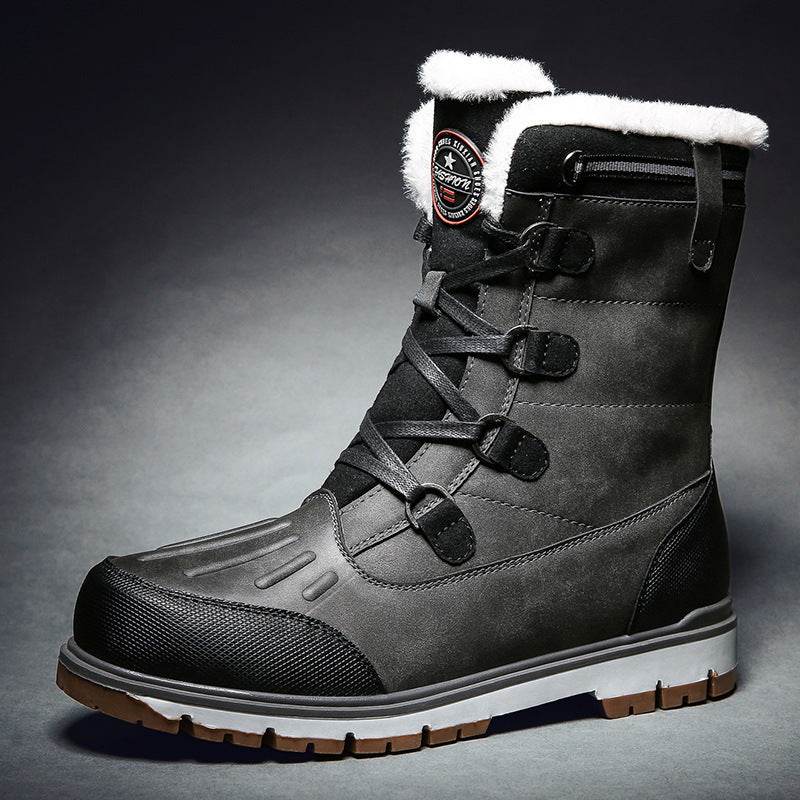 Bottes de neige chaudes et imperméables pour hommes - Droxev