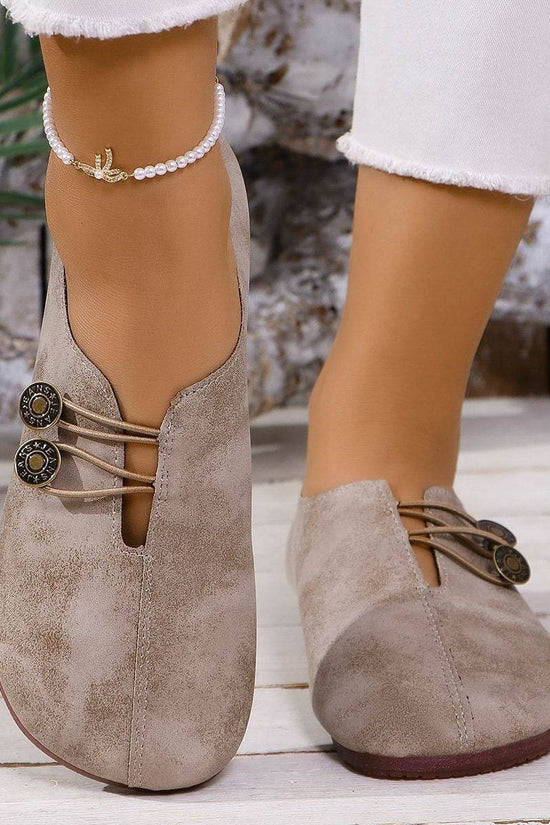 Sandales à enfiler à bout carré pour femme, chaussures plates et souples, tendance pour l'été - Droxev