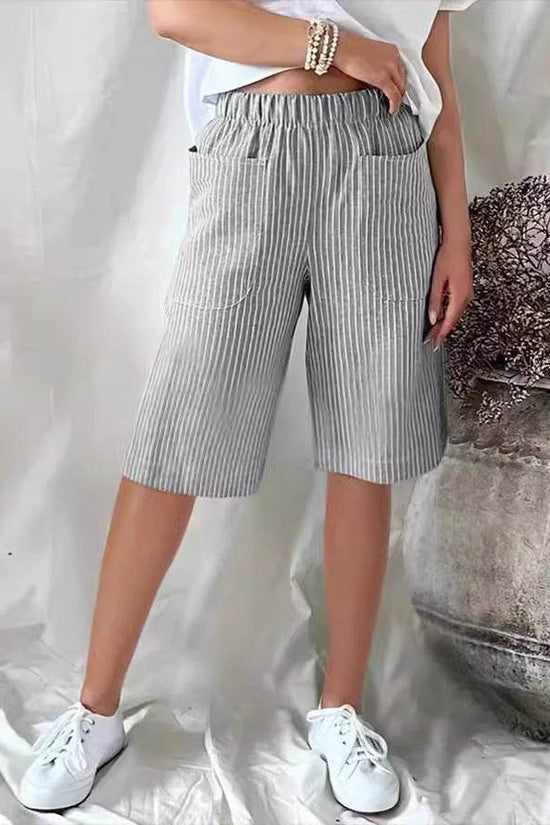 Pantalon de plage décontracté à cordon de serrage et poches en seersucker pour homme Cross-Border - Droxev