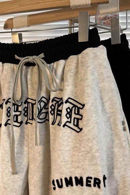 Short de sport brodé rétro américain - Droxev