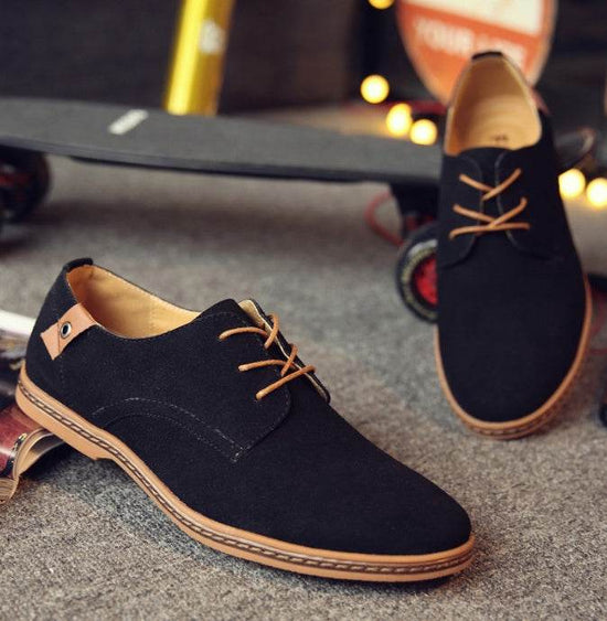 Chaussures pour hommes en cuir nubuck - Droxev