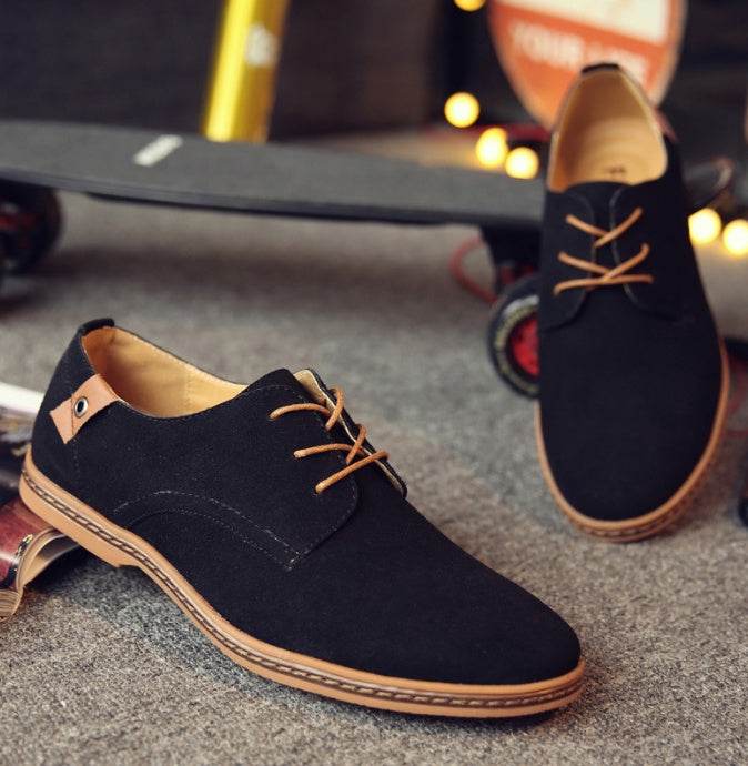 Chaussures pour hommes en cuir nubuck - Droxev