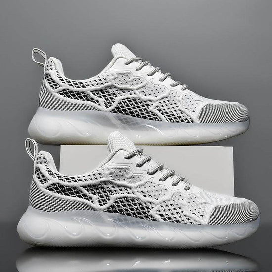 Chaussures décontractées en maille tissée pour hommes - Droxev