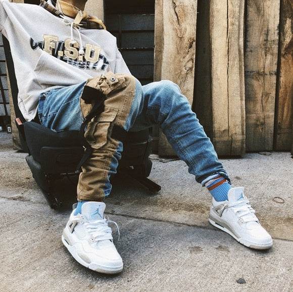 INS super feu démontage outillage poche lavage vieux chat VALKRISTOPHER petits pieds stretch jeans - Droxev