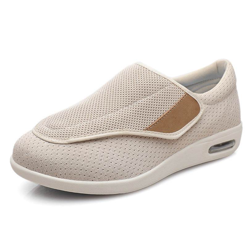 Chaussures pour personnes âgées avec un pied gras et élargi, un pouce valgus - Droxev