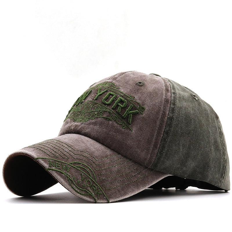 Casquette Baseball  – Broderie Grande Lettre & Look Délavé