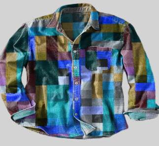 Chemise décontractée d'été imprimée en 3D pour homme - Droxev