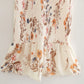 Stretch pleated slim-fit dress long dress
