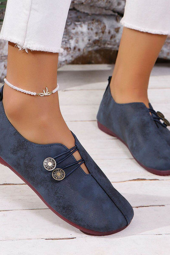 Sandales à enfiler à bout carré pour femme, chaussures plates et souples, tendance pour l'été - Droxev
