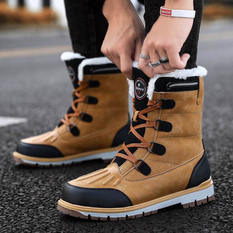 Bottes de neige chaudes et imperméables pour hommes - Droxev