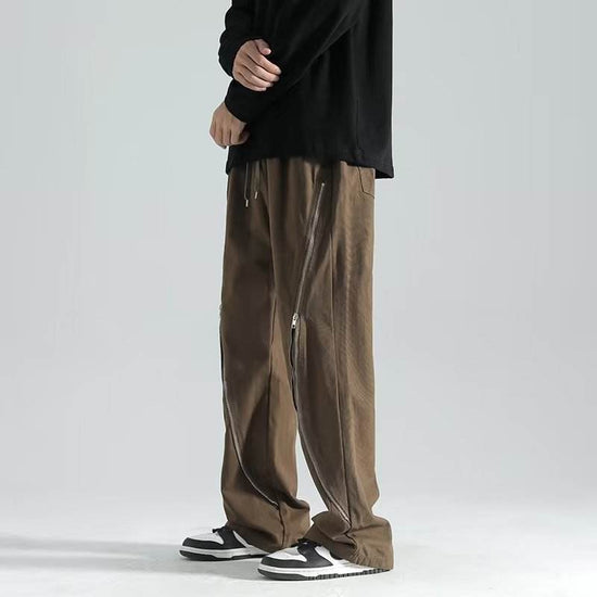 Machine de grande rue pouvant fonctionner Vêtements Pantalons Marque de mode pour hommes Fermeture éclair - Droxev