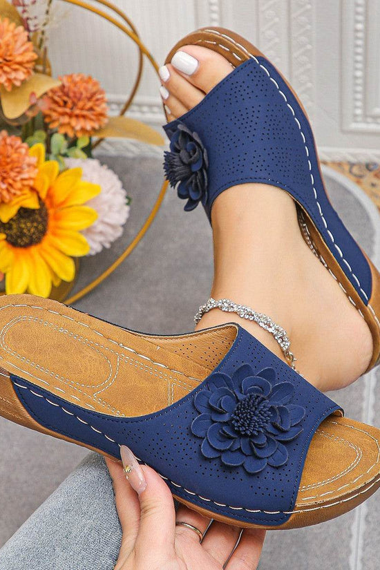 Sandales creuses pour femmes, chaussures de plage et de vacances - Droxev