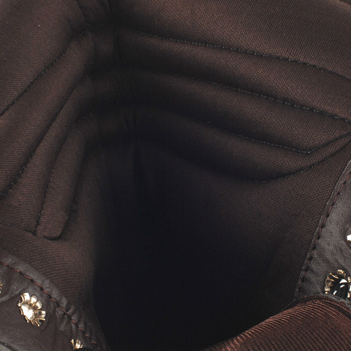 Bottes militaires montantes pour homme, en cuir et outillage