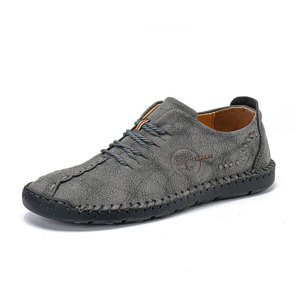 Nouvelles chaussures décontractées à lacets pour hommes, chaussures à pois grande taille - Droxev