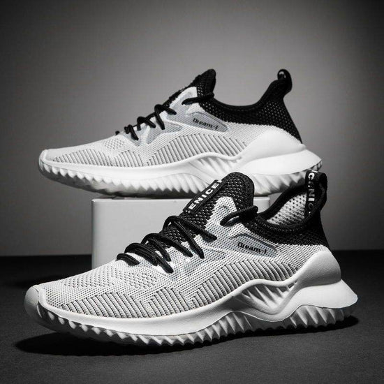 Chaussures pour hommes, chaussures décontractées tissées volantes - Droxev