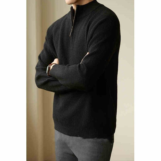 Pull tricoté de couleur unie - Droxev