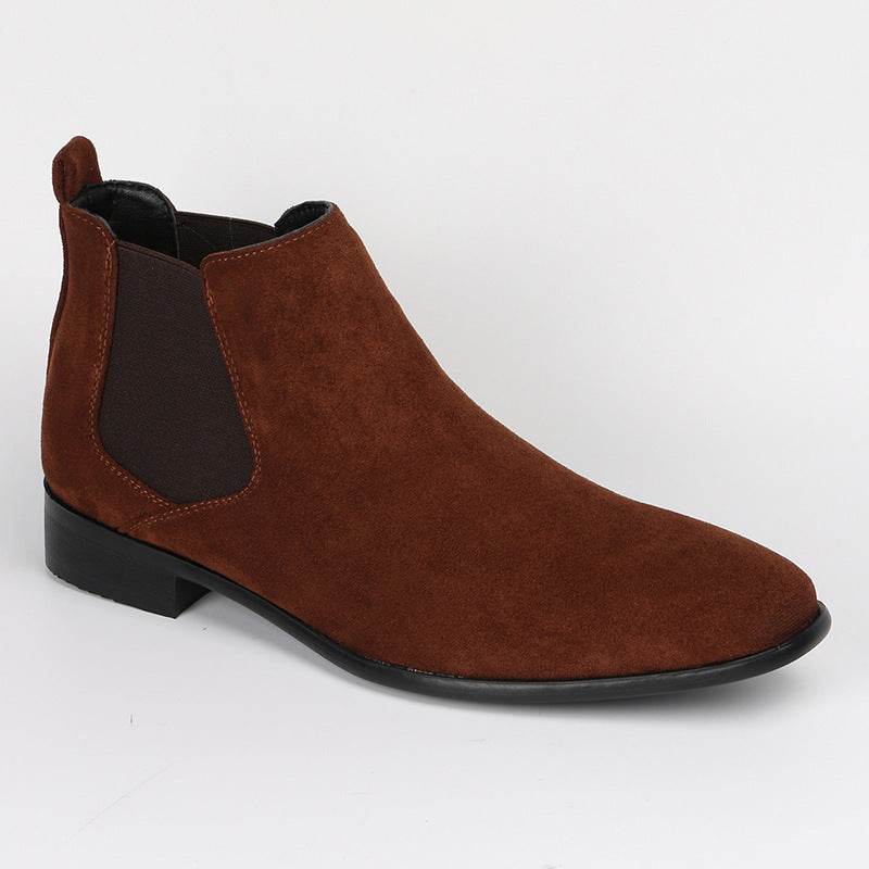 Bottines Chelsea à bout carré pour homme - Droxev