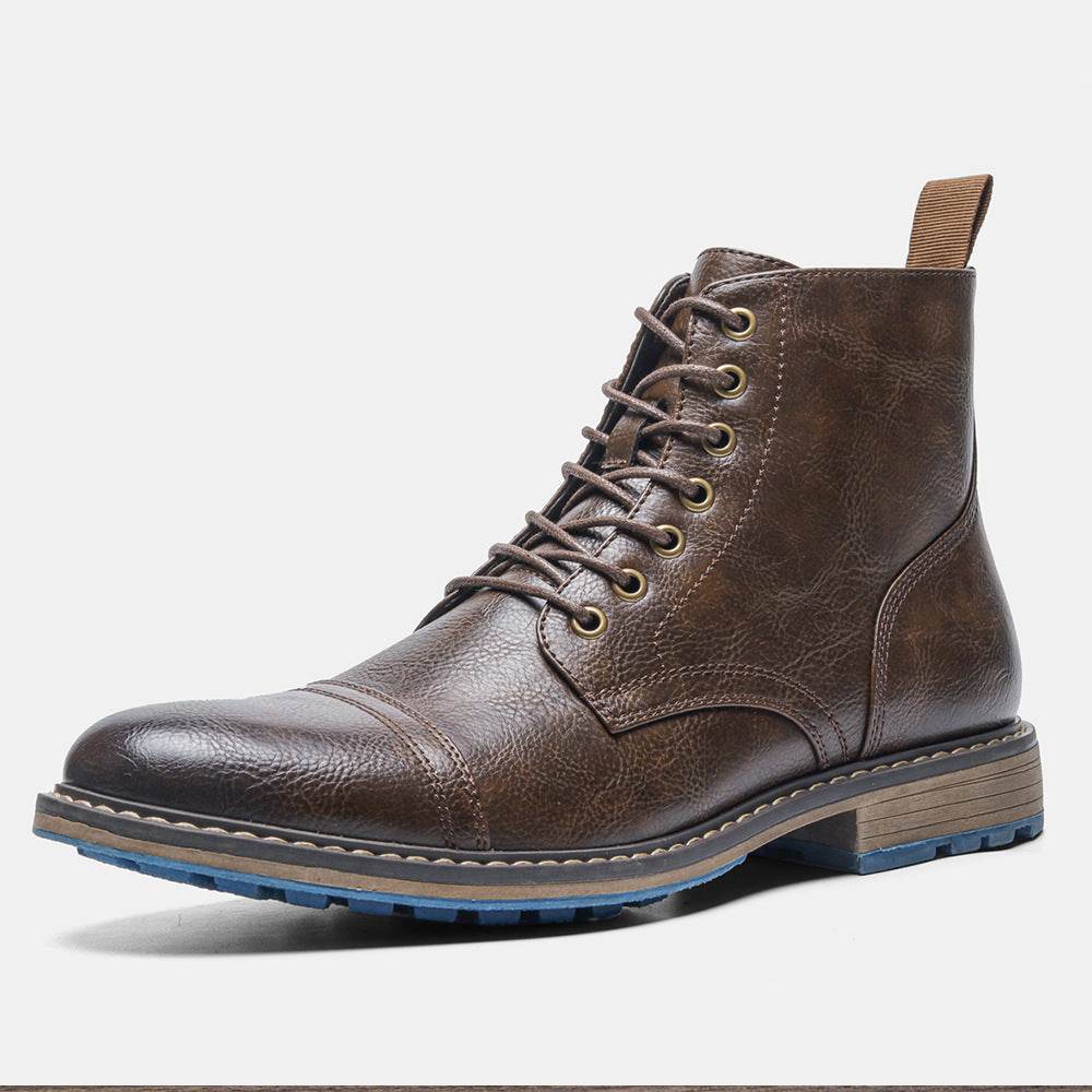 Chaussures de travail, bottes Martin rétro vintage pour hommes - Droxev