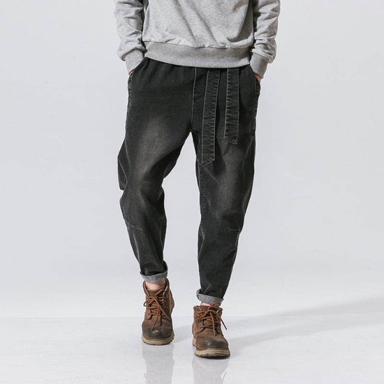 Jean extensible style punk, pantalon ample style hip-hop, street skate - Droxev