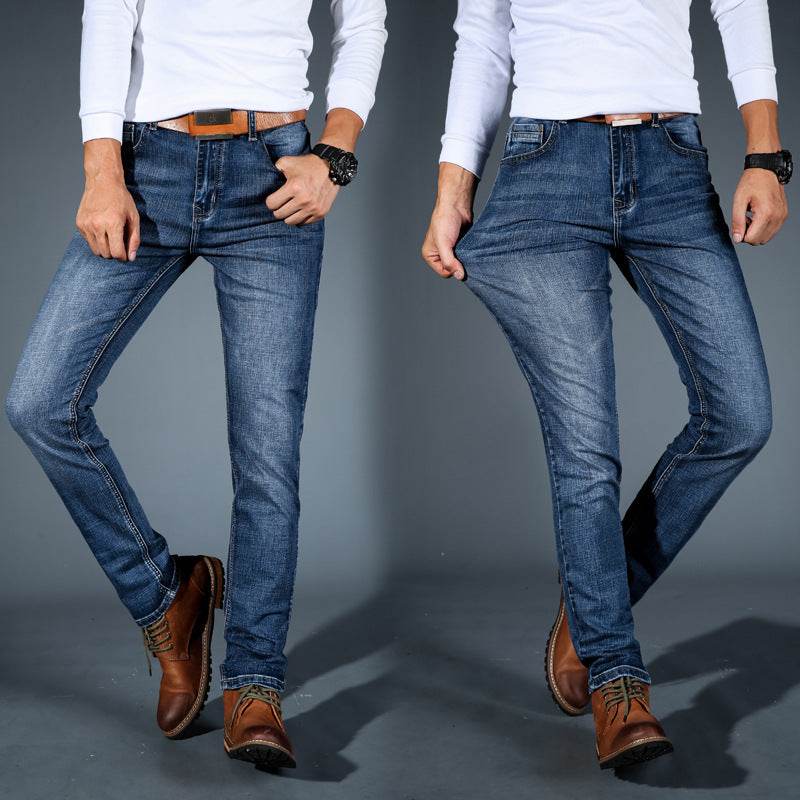 Pantalon tube droit slim décontracté pour homme - Droxev