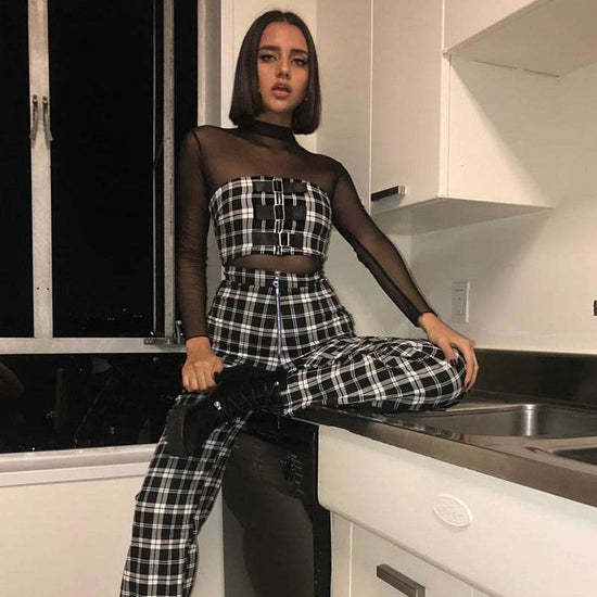 Pantalon à jambes larges - Droxev