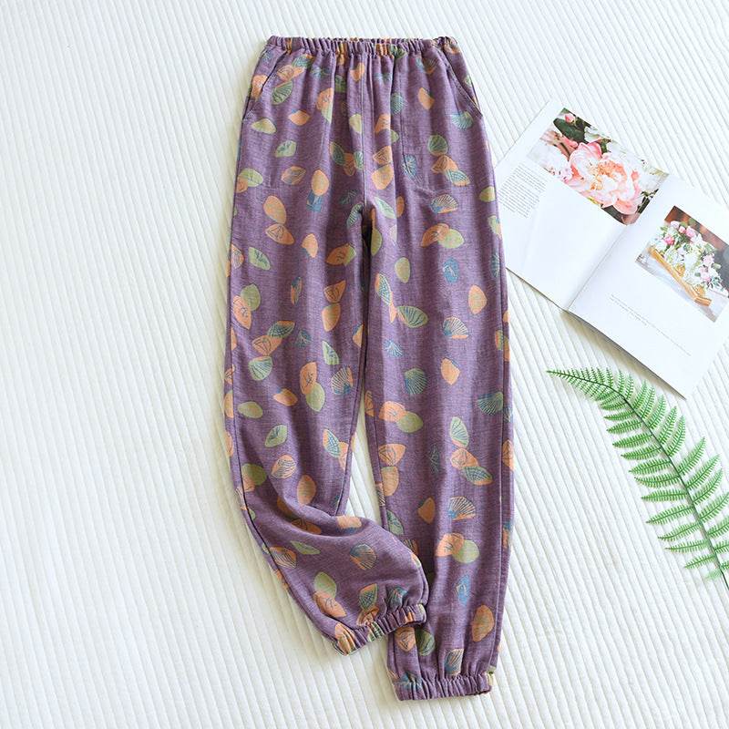 Pantalon ample anti-moustiques en coton pour femme - Droxev