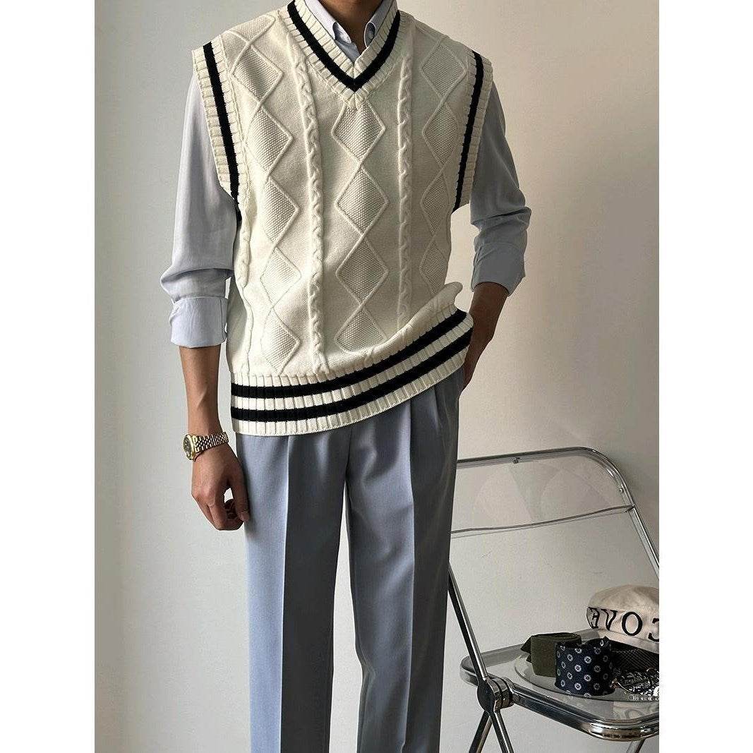 Pantalon slim taille haute décontracté pour le travail - Droxev
