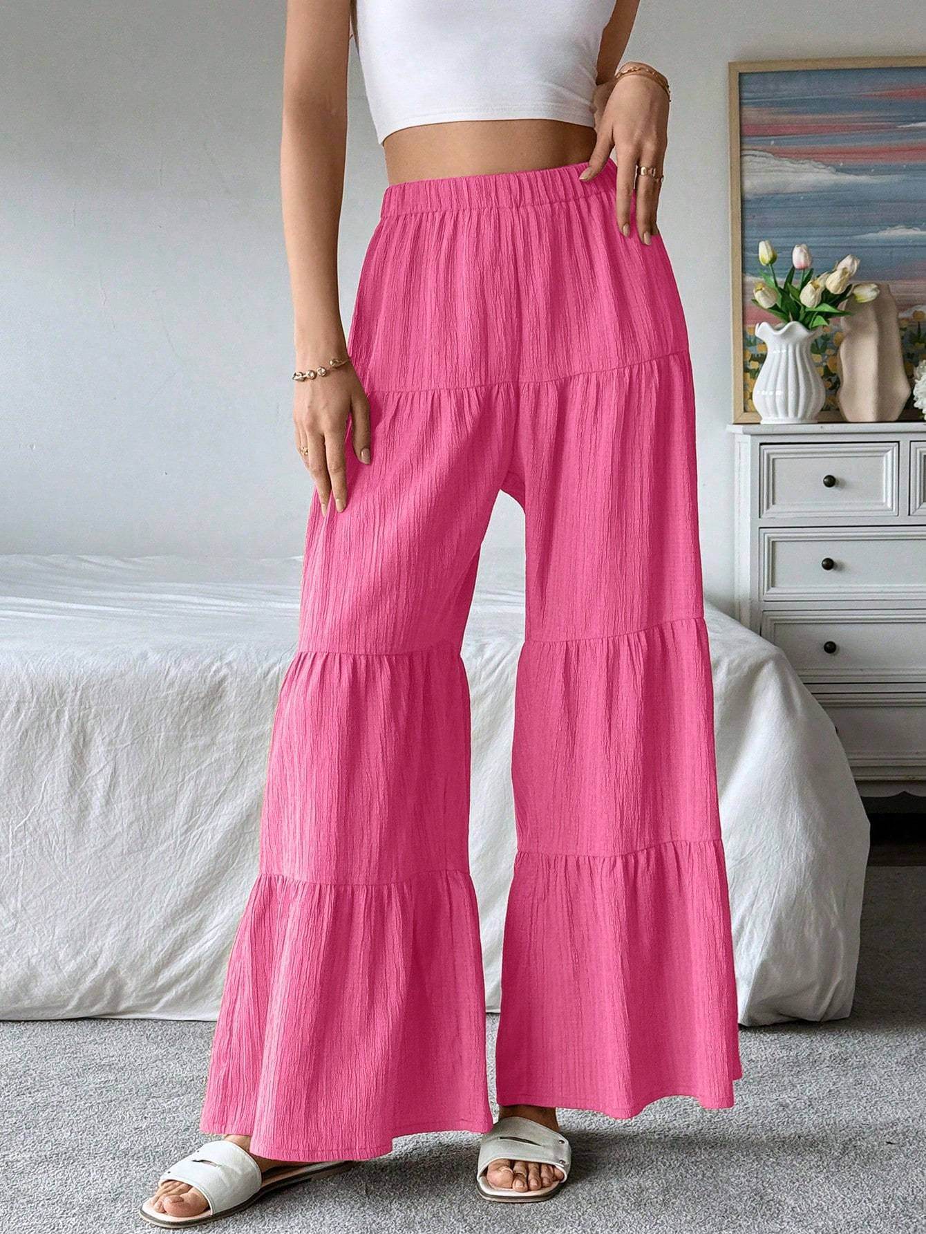 Pantalon long décontracté et confortable - Droxev