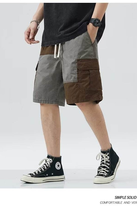 Short décontracté ample et droit pour homme - Droxev