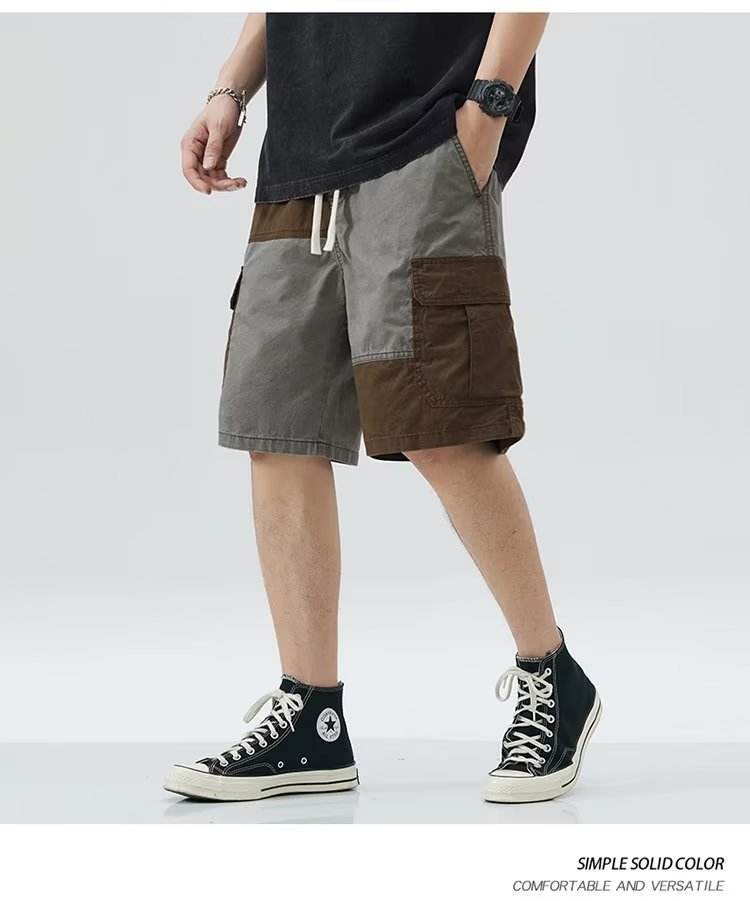 Short décontracté ample et droit pour homme - Droxev