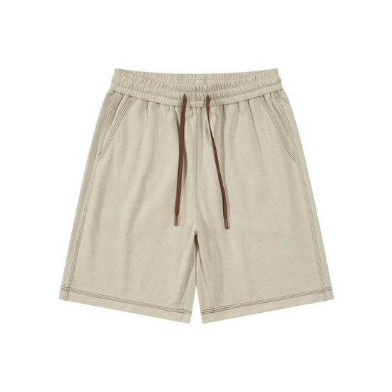 Pantalon de survêtement court tricoté, joli short décontracté vertical - Droxev